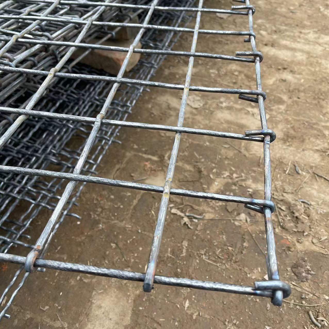 安平矿用钢筋编织网轧花编织焊接网煤矿支护钢筋锚网